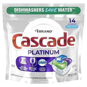 Cascade Platinum Fresh Dishwasher Pods – Powerful Cleaning Formula
