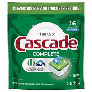 Cascade 86030 Dishwasher Detergent Pack, Pods, Fresh, Blue/White