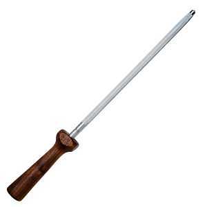 Chicago Cutlery Walnut Tradition Series CL38WP Sharpener, Stainless Steel Abrasive, Wood Handle, Walnut