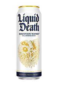Liquid Death 1700079 Mountain Water, 19.2 oz Can