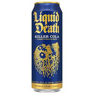 Liquid Death 1700220 Sparkling Water, Killer Cola, 19.2 oz