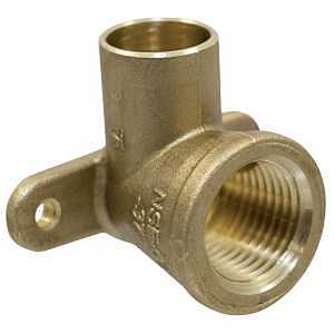 Nibco U707-3-5-LF Series BF6700L Forged Drop Elbow, 3/4 in, Sweat x FPT, 90 deg Angle, Bronze, 466 psi Pressure