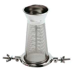 Norpro 1953 Berry Strainer Screen, 3/64 in Mesh, Steel, Chrome, 3-1/2 in Dia