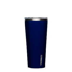 Corkcicle 2124GMN Classic Tumbler, 24 oz, Shatterproof, Sliding Lid, Stainless Steel, Gloss Midnight Navy, Insulated