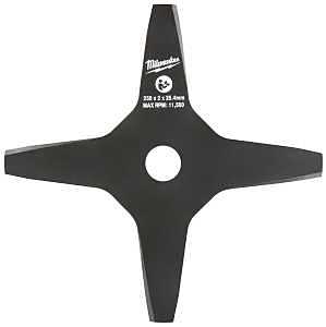 Milwaukee 49-16-2757 Brush Cutter Blade, 9 in L, 9 in W, Steel
