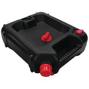 Performance Tool W4076 Oil Drain Container, 10 qt Capacity, Polypropylene, Black