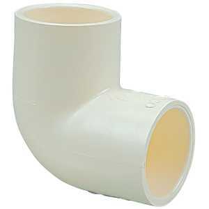 Nibco T00110J Pipe Elbow, 3/4 in, Slip-Joint, 90 deg Angle, CPVC, White