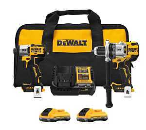DEWALT MAX XR DCK2101QQ2 Combo Kit, Battery Included, 4 Ah, 20 V, Lithium-Ion