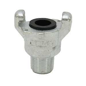Abbott Rubber UM-075-M Hose Coupling, 3/4 in, MPT, Malleable Iron