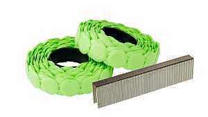 7/8" Plastic Staple Caps – Multipack for Upholstery & Office Use