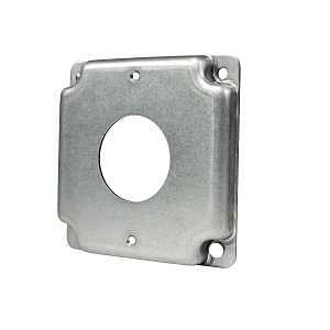 Southwire G1943-U Industrial Exposed Work Cover, 4 in L, 4 in W, Square, 1-Gang, Steel, Galvanized