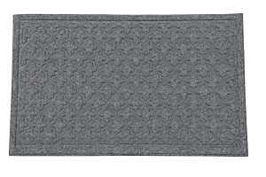 Toccoa Mats SB1001041 Door Mat, 30 in L, 18 in W, Rubber, Slate Gray