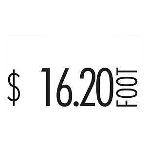 Monarch 1131W2 White Permanent Adhesive Pricing Labels – 7/16" x 3/4" (Pack of 1 with Ink Roller)