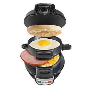 Hamilton Beach 25477 Breakfast Sandwich Maker, 110 V, Black