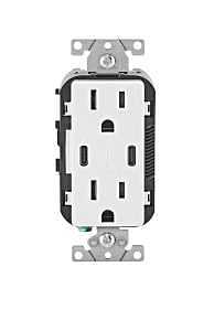 DPX OUTLET TR 2 USB-C WHT 15A