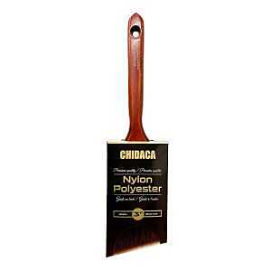 Chidaca 188 Series 18875 Paint Brush, 3 in W, Angular Brush, Nylon/Polyester Bristle
