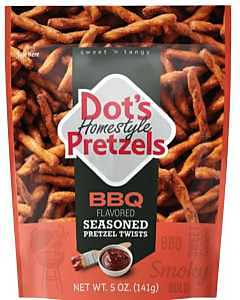 Dot's Homestyle Pretzels 71995 Pretzel, BBQ, 5 oz