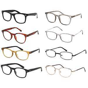 Diamond Visions 11-4054 Reading Glasses, Men's, Unisex, Women's, Metal/Plastic Frame, Assorted Frame