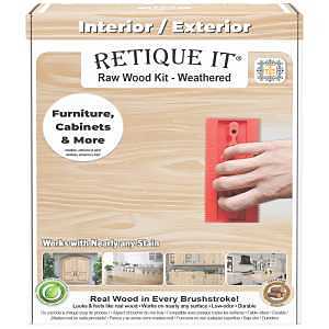 Retique It RQ-RW16-WETF-1B Raw Wood Kit, Matte