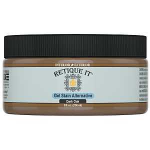 Retique It Dark Oak Gel Stain – 8 oz Water‑Based, One‑Coat Finish