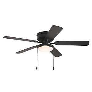 Boston Harbor Hugger 52‑Inch Matte Black Ceiling Fan – Modern 120V Design