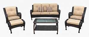 Prestige Patio WS-1901TM Patio Conversation Set, 6 -Piece