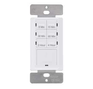 NSI In‑Wall Digital Countdown Timer – 5 min to 4 hr Programmable Switch, 120 VAC, 1800 W