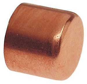 Nibco 617 Series W01875T Tube Cap, 1-1/2 in, Sweat, Copper