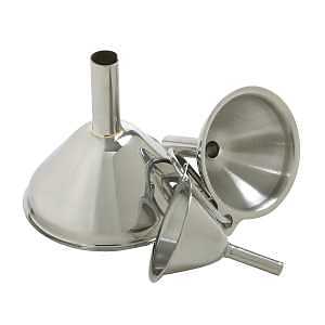 Norpro 252 Funnel, 1/4, 3/8, 1/2 in Spout, Stainless Steel