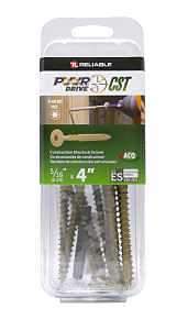 Construction Flat Head Screw T40 – 5/16" x 4"