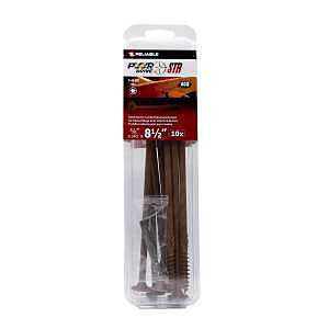 FRMG T40 Brown Screw 3/8 × 8‑1/2 in – Heavy‑Duty Fastener