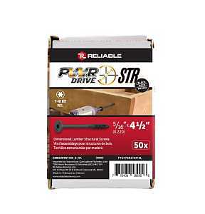 Black T40 Machine Screw – 5/16" × 4.5" (FRMG)