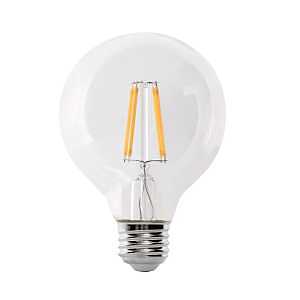 Feit Electric G2560/927CA/FIL/3 Filament LED Bulb, Globe, G25 Lamp, 60 W Equivalent, E26 Medium Lamp Base, Dimmable