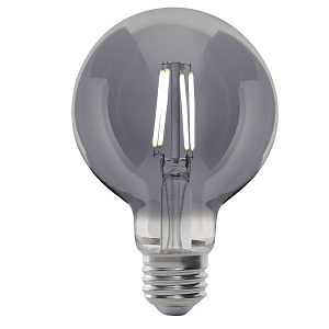 Feit Electric G25/SMK/VG/LED Filament LED Bulb, Globe, G25 Lamp, 25 W Equivalent, E26 Lamp Base, Dimmable, Smoke