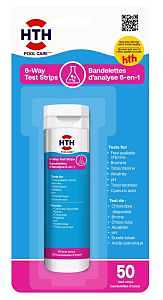 6‑Way Pool Test Strips – Fast, Accurate Water Chemistry Monitoring