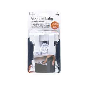 Dreambaby L187 Spring Latch, Plastic, White