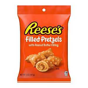 Reese's 848026 Filled Pretzel, Peanut Butter, 5 oz Bag