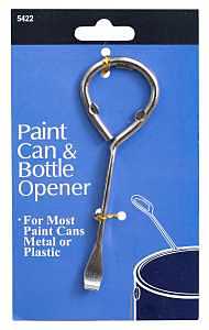 Linzer WM‑5422 Heavy‑Duty Metal Paint Can Opener – 4.38‑Inch Silver Tool