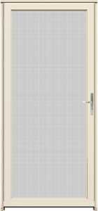 Larson Classic Fullview 350-17-082 Series Storm Door, 36 in W Opening, 81 in H Opening, Aluminum Frame, Almond
