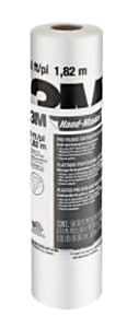 3M CP6 Masking Film, 90 ft L, 6 ft W, 0.35 mil Thick, Clear