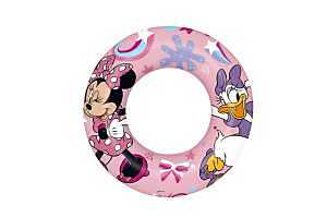 Bestway Disney Junior Series 91040E Minnie Mouse Swim Ring, Inflatable Profile, Ring, PVC, Multi-Color