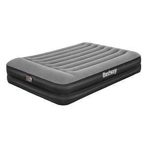 Bestway Tritech 67404E Air Mattress with Built-In AC Pump, 80 in L, 60 in W, Queen, PVC