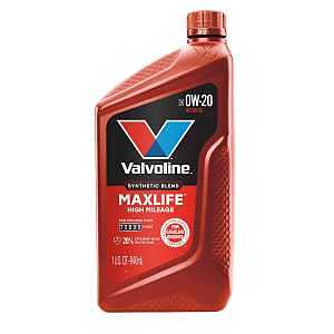 Valvoline 833002 Motor Oil, 0W-20, 1 qt, Bottle