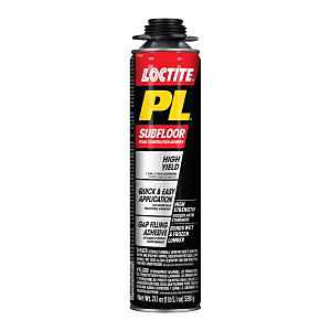 Loctite PL 2973394 Subfloor Foam Construction Adhesive, Dark Gray, 21.1 oz Can