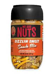 We Are Nuts 19017JX Snack Mix, Sizzlin Sweet, 8 oz Jar