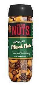 We Are Nuts 19024TJX Fancy Deluxe Mixed Nut, Roasted and Salted, 16 oz Jar