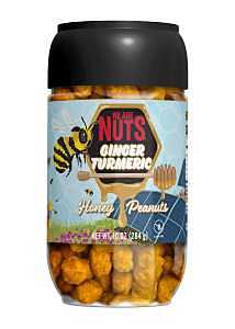 We Are Nuts 13013J Snack, Ginger Turmeric Honey Peanuts, 10 oz Jar