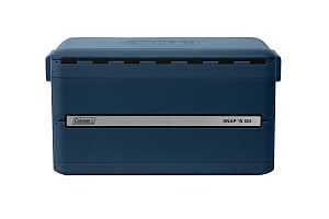 Coleman Snap 'N Go Series 2227723 Collapsible Hard Cooler, 45 qt Cooler, Polypropylene, Sapphire, 55 hr Ice Retention