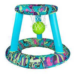 SwimWays 6069159 Hydro Spring Hoops Pool Toy, Camo Blue