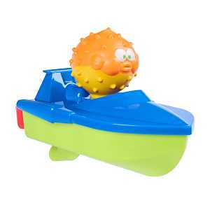 SwimWays 6075007 Pufferfish Air Boat Pool Toy, S